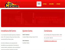 Tablet Screenshot of delcentroinmuebles.com.ar